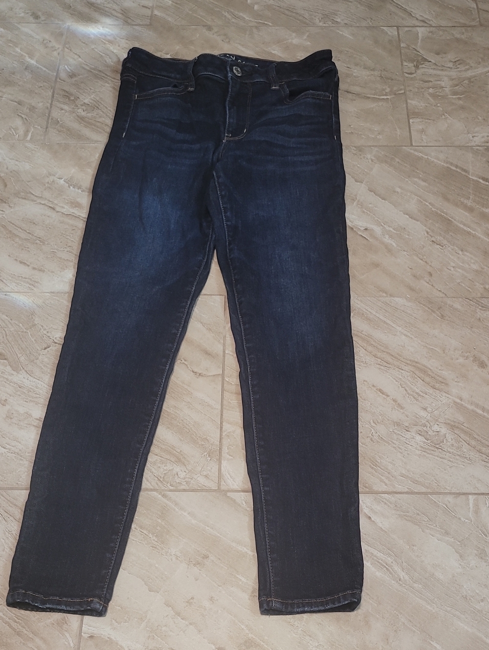 American Eagle Outfitters Dark Blue Skinny Jeans